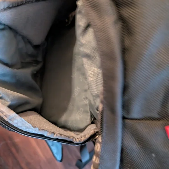 Black Backpack with Padded Straps and Durable Fabric